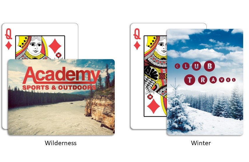 Wilderness & Winter Custom Playing Cards