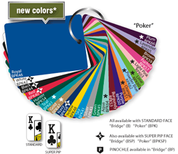 Champion Poker Size Card Colors